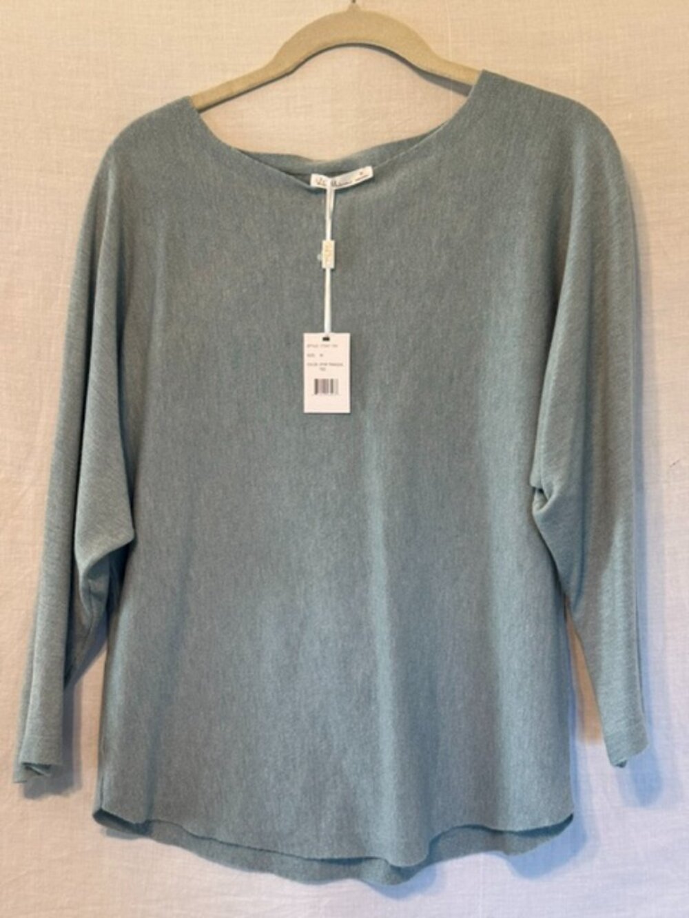 Medium blue/green lightweight sweater